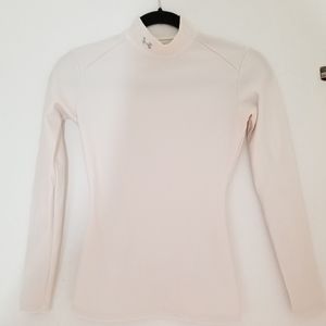 Under Armour Cold Gear Long Sleeve White T…